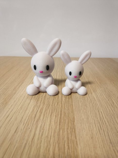 Knit Bunny – králíček s efektem pletení