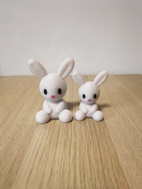 Knit Bunny – králíček s efektem pletení