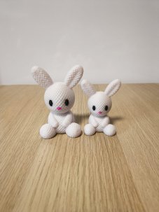 Knit Bunny – králíček s efektem pletení